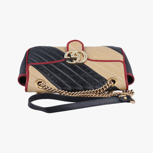 GG Marmont Black x Beige x Red Leather C029517078