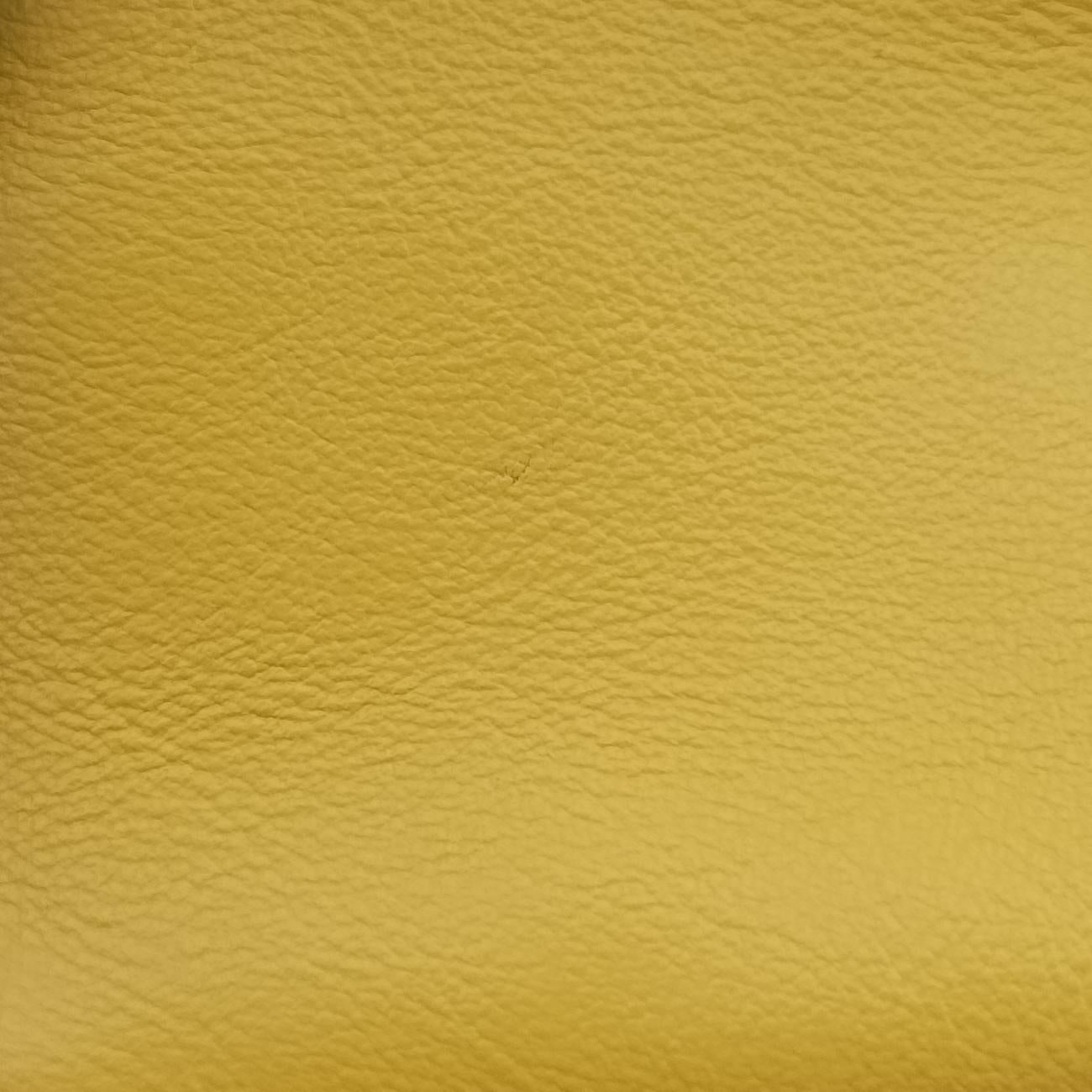 triangle embossed logo Yellow Leather 7/D