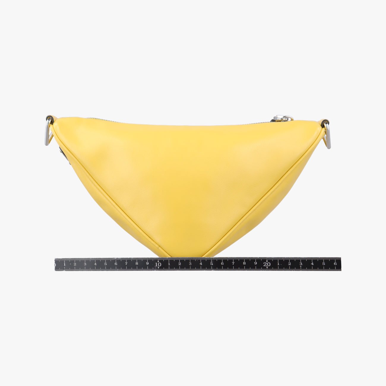 triangle embossed logo Yellow Leather 7/D