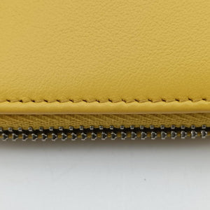 triangle embossed logo Yellow Leather 7/D