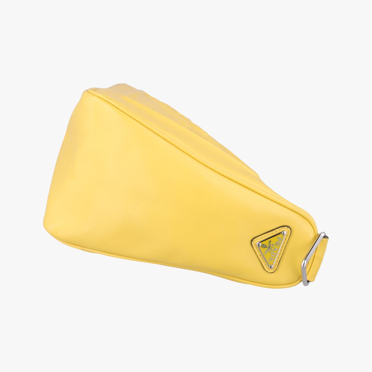 triangle embossed logo Yellow Leather 7/D