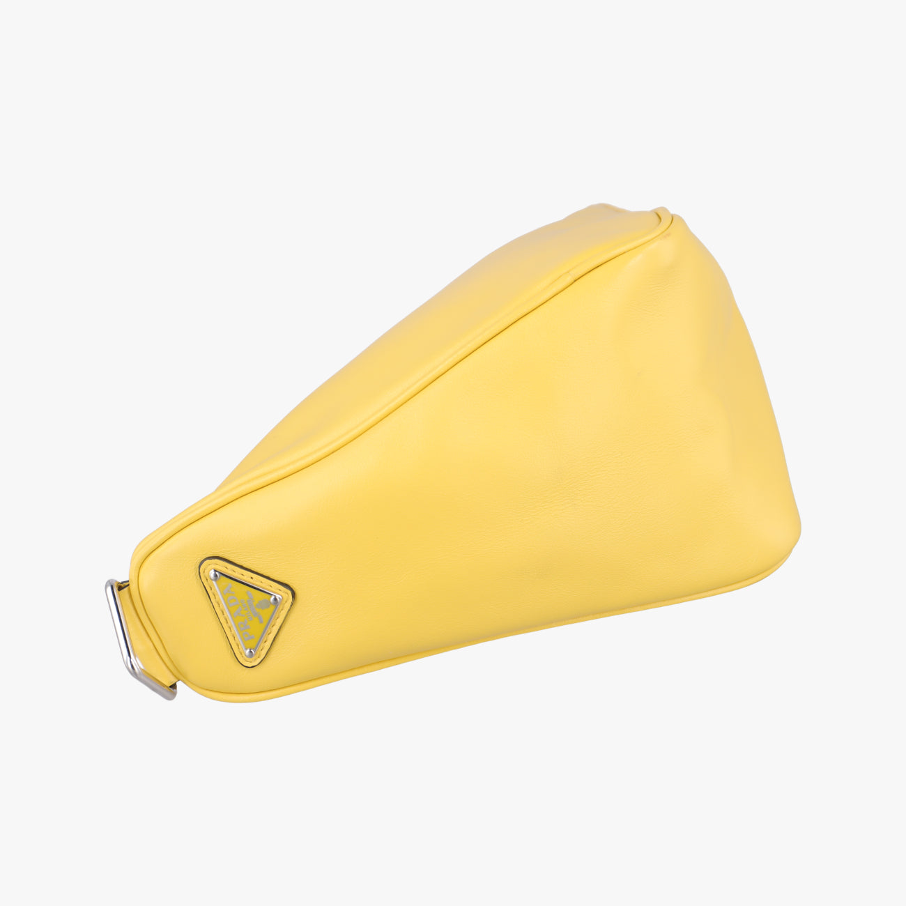 triangle embossed logo Yellow Leather 7/D
