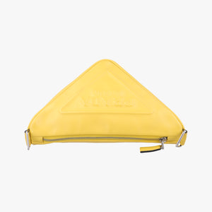 triangle embossed logo Yellow Leather 7/D