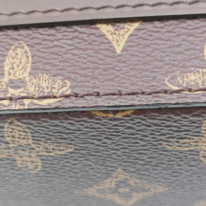 VERTICAL BOX TRUNK brown×green Monogram Canvas×calf leather ICチップ