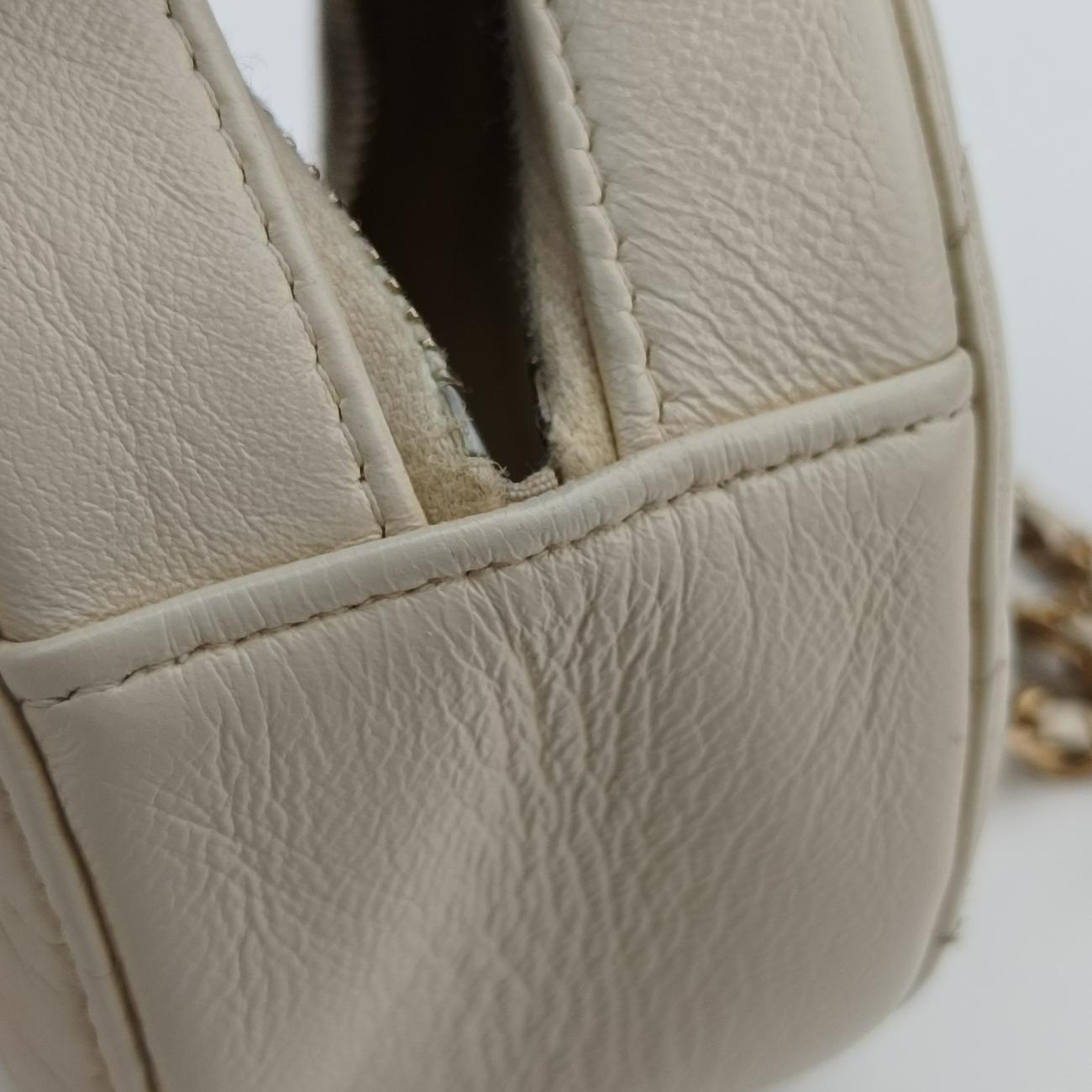 Matelasse Round White lambskin 30989598