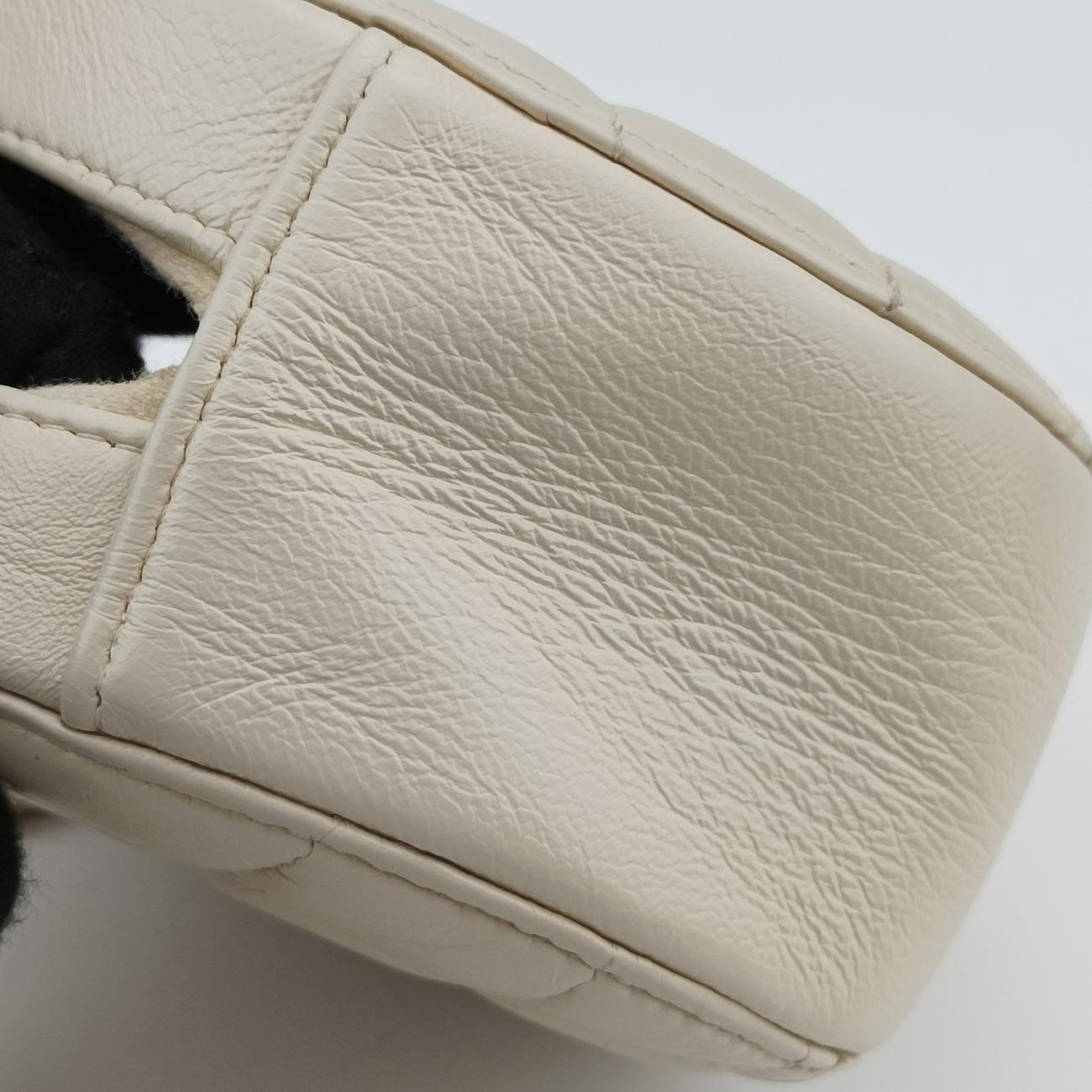 Matelasse Round White lambskin 30989598