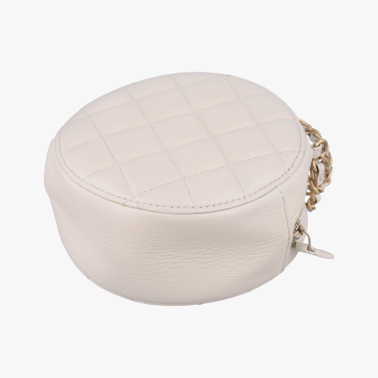 Matelasse Round White lambskin 30989598