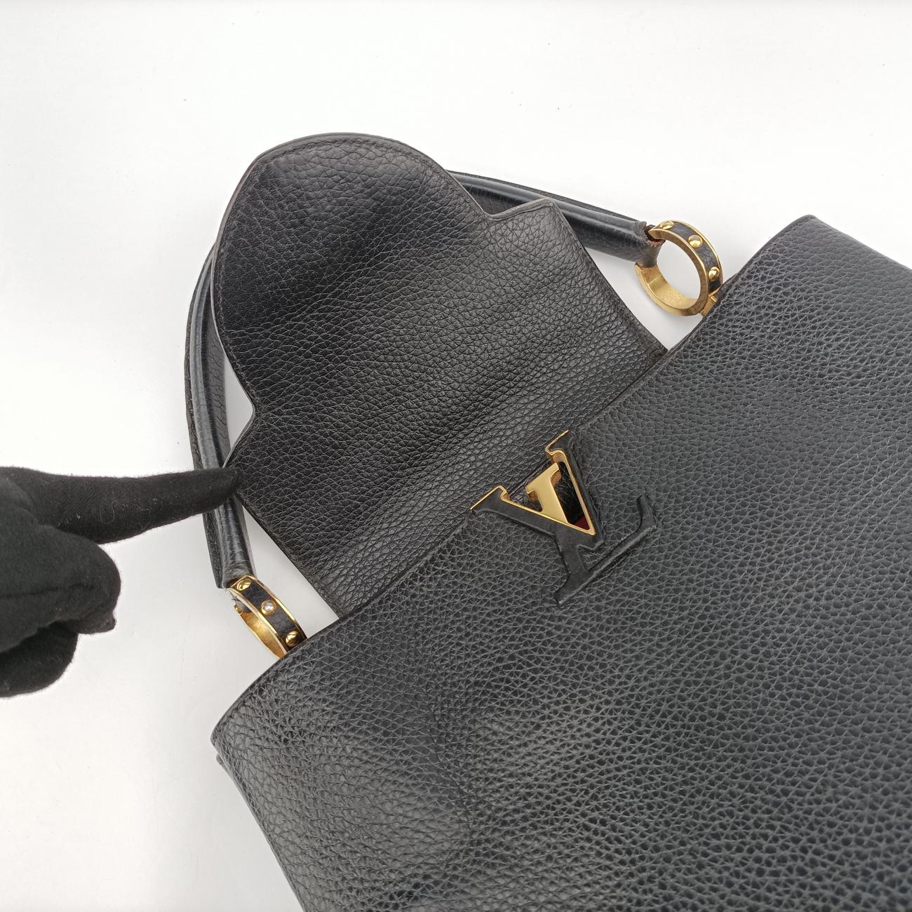 CapucinesPM Noir Leather AR1105