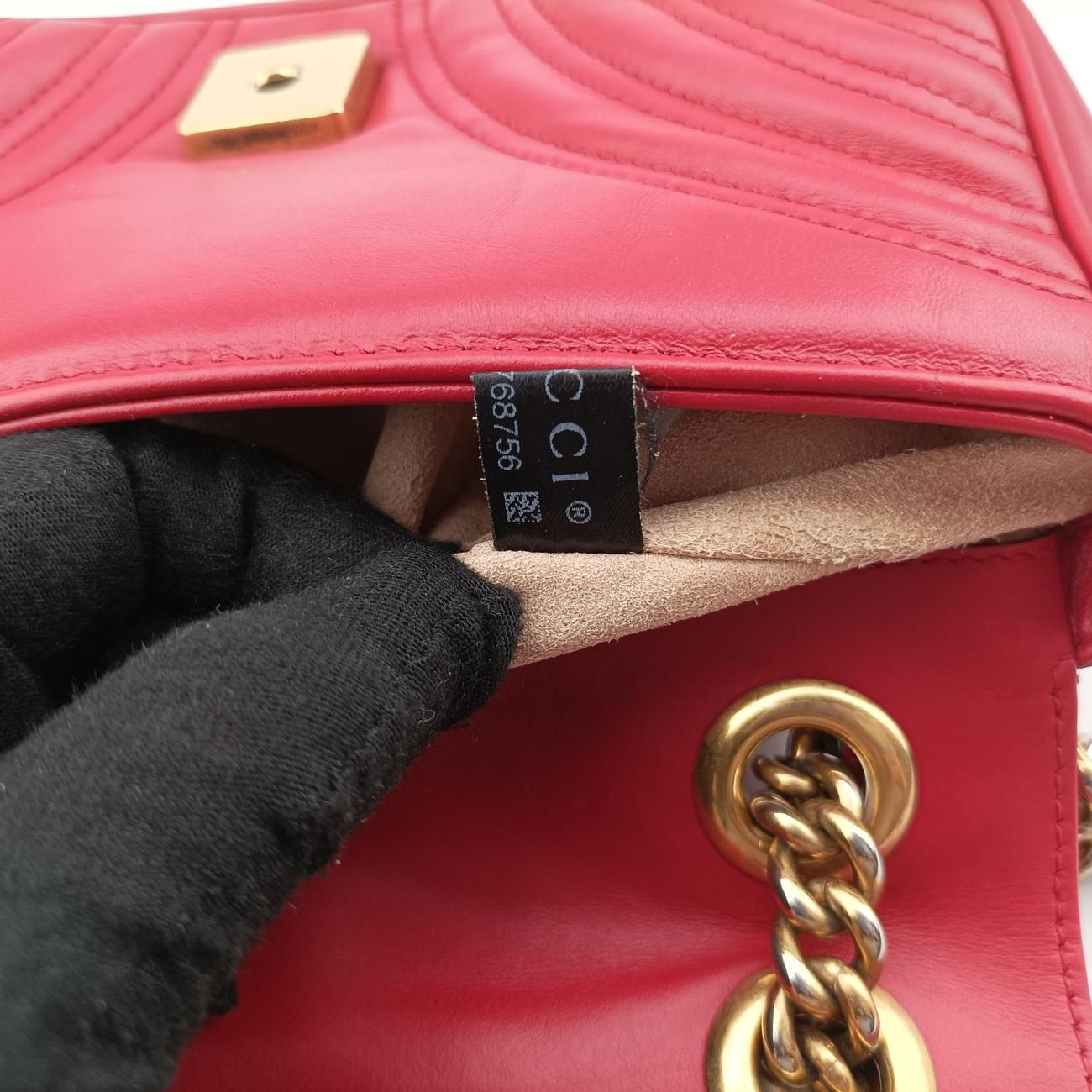 GG Marmont Red Leather B027768756