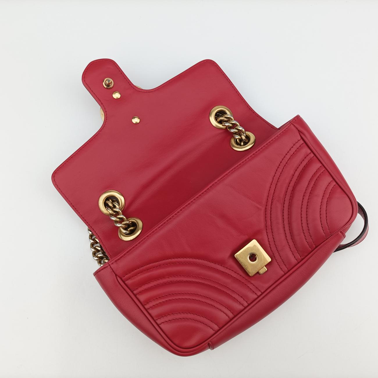 GG Marmont Red Leather B027768756