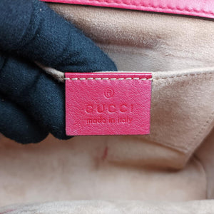 Padlock Red Leather D021174160