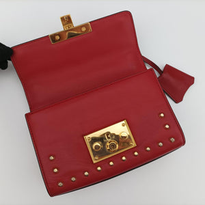 Padlock Red Leather D021174160