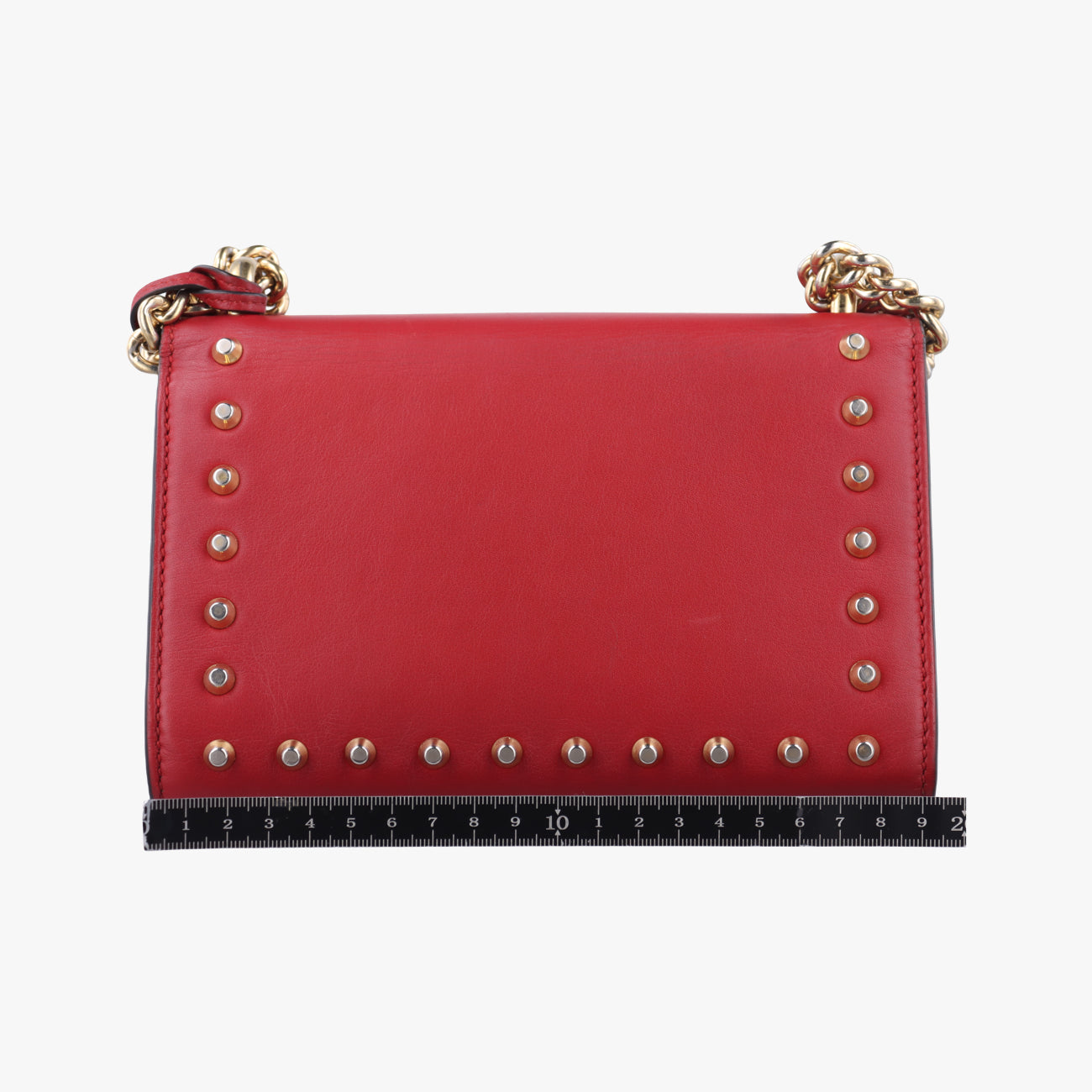 Padlock Red Leather D021174160