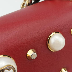Padlock Red Leather D021174160