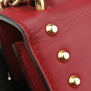 Padlock Red Leather D021174160
