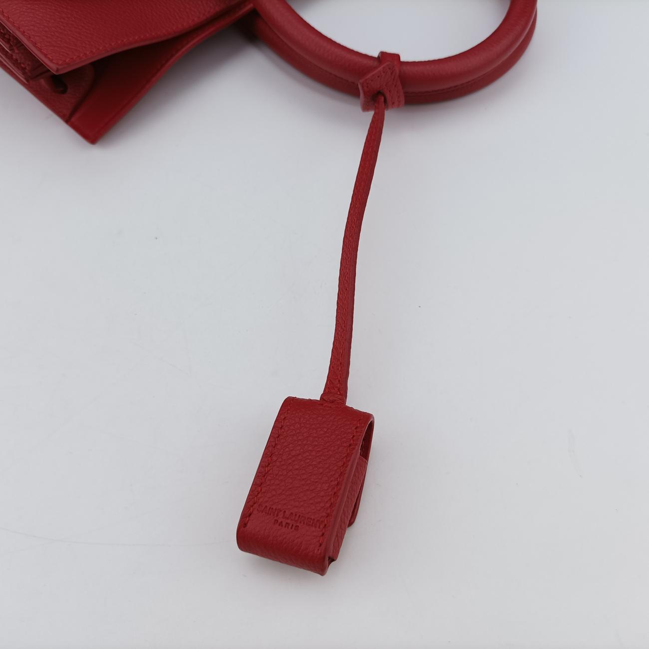 SAC DE JOUR Red Leather PMR378299.0118
