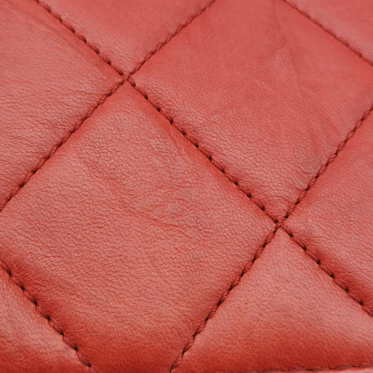 Paris-Byzance Take Away Flap Red lambskin 15501113