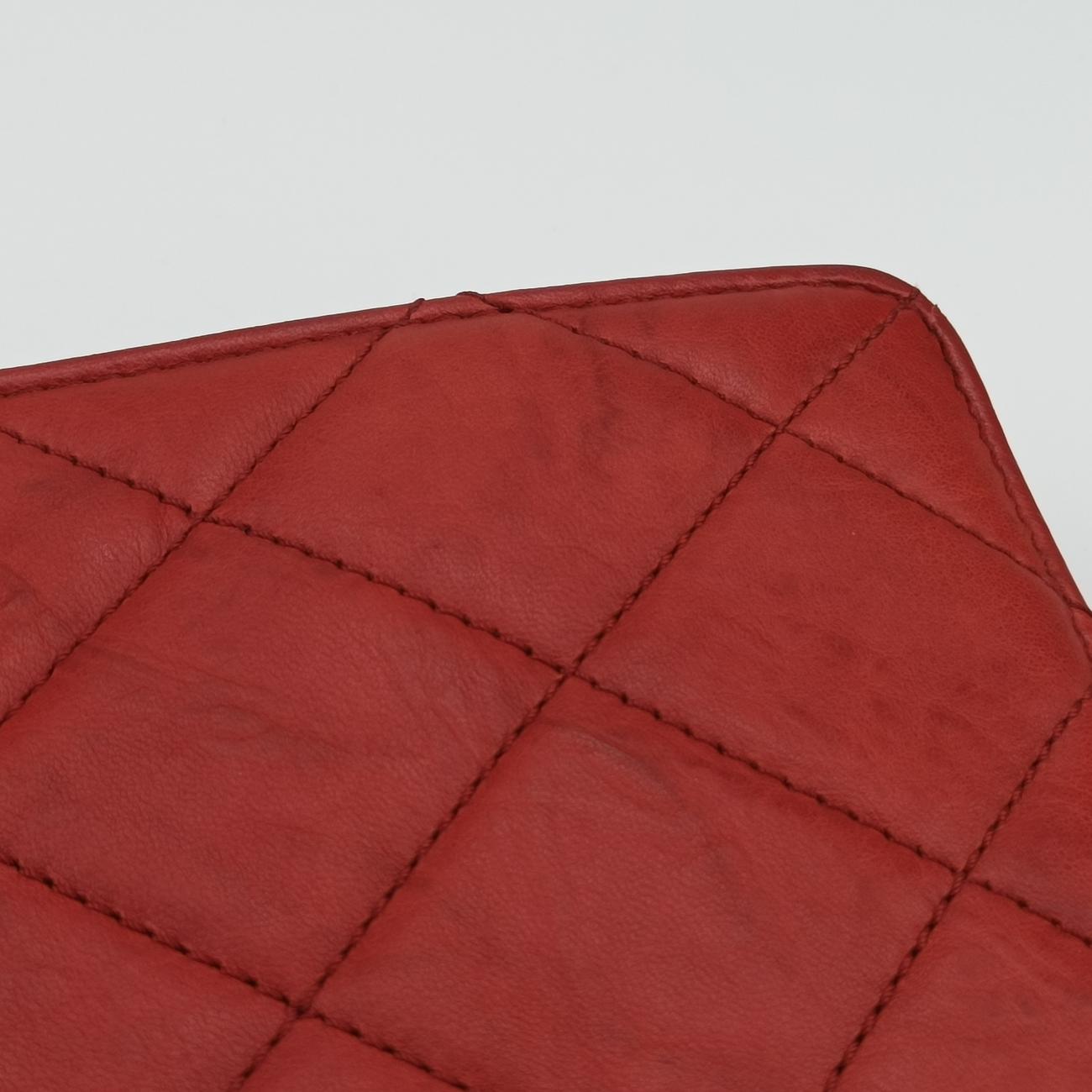 Paris-Byzance Take Away Flap Red lambskin 15501113