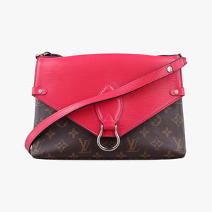 SAINT MICHEL brown×Freesia Monogram Canvas×calf leather CA0188