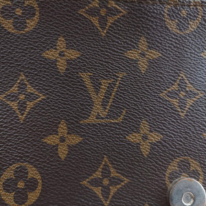 SAINT MICHEL brown×Freesia Monogram Canvas×calf leather CA0188