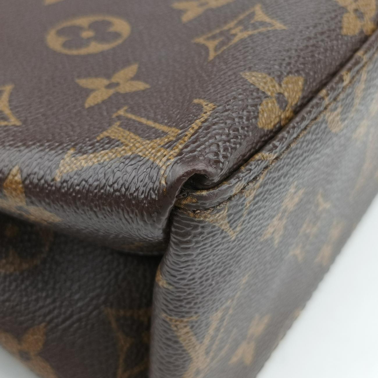 SAINT MICHEL brown×Freesia Monogram Canvas×calf leather CA0188