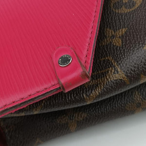 SAINT MICHEL brown×Freesia Monogram Canvas×calf leather CA0188