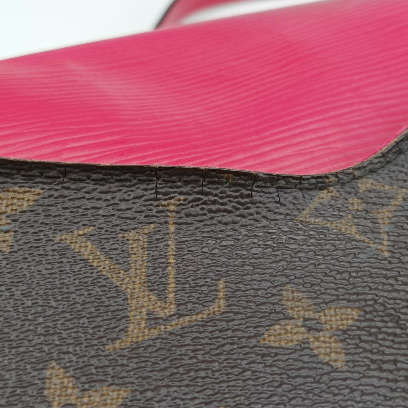 SAINT MICHEL brown×Freesia Monogram Canvas×calf leather CA0188