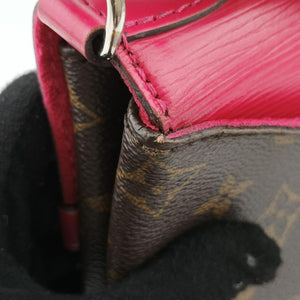 SAINT MICHEL brown×Freesia Monogram Canvas×calf leather CA0188