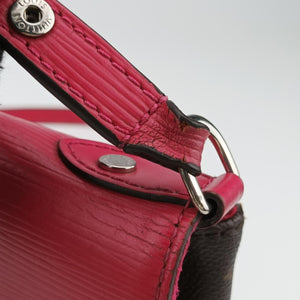 SAINT MICHEL brown×Freesia Monogram Canvas×calf leather CA0188