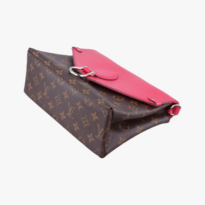 SAINT MICHEL brown×Freesia Monogram Canvas×calf leather CA0188