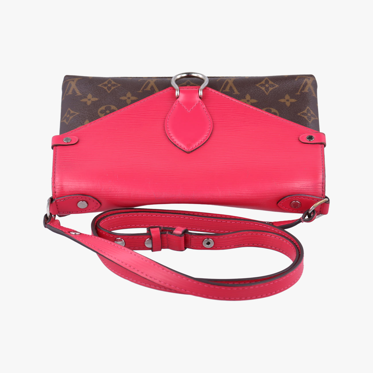 SAINT MICHEL brown×Freesia Monogram Canvas×calf leather CA0188