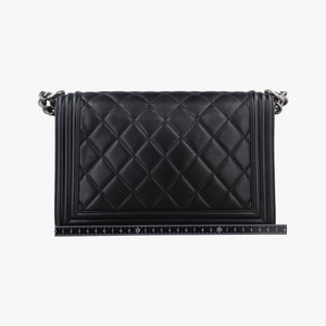 BOY CHANEL Black Leather 19092811