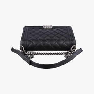BOY CHANEL Black Leather 19092811