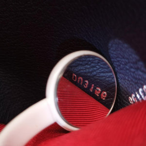 LOCKME II BB Red x Navy x Brown Leather DU3156
