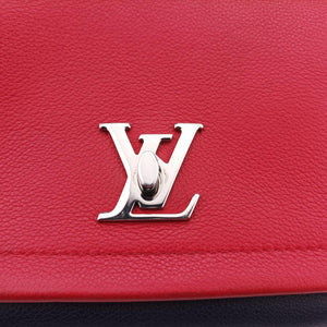 LOCKME II BB Red x Navy x Brown Leather DU3156