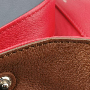 LOCKME II BB Red x Navy x Brown Leather DU3156