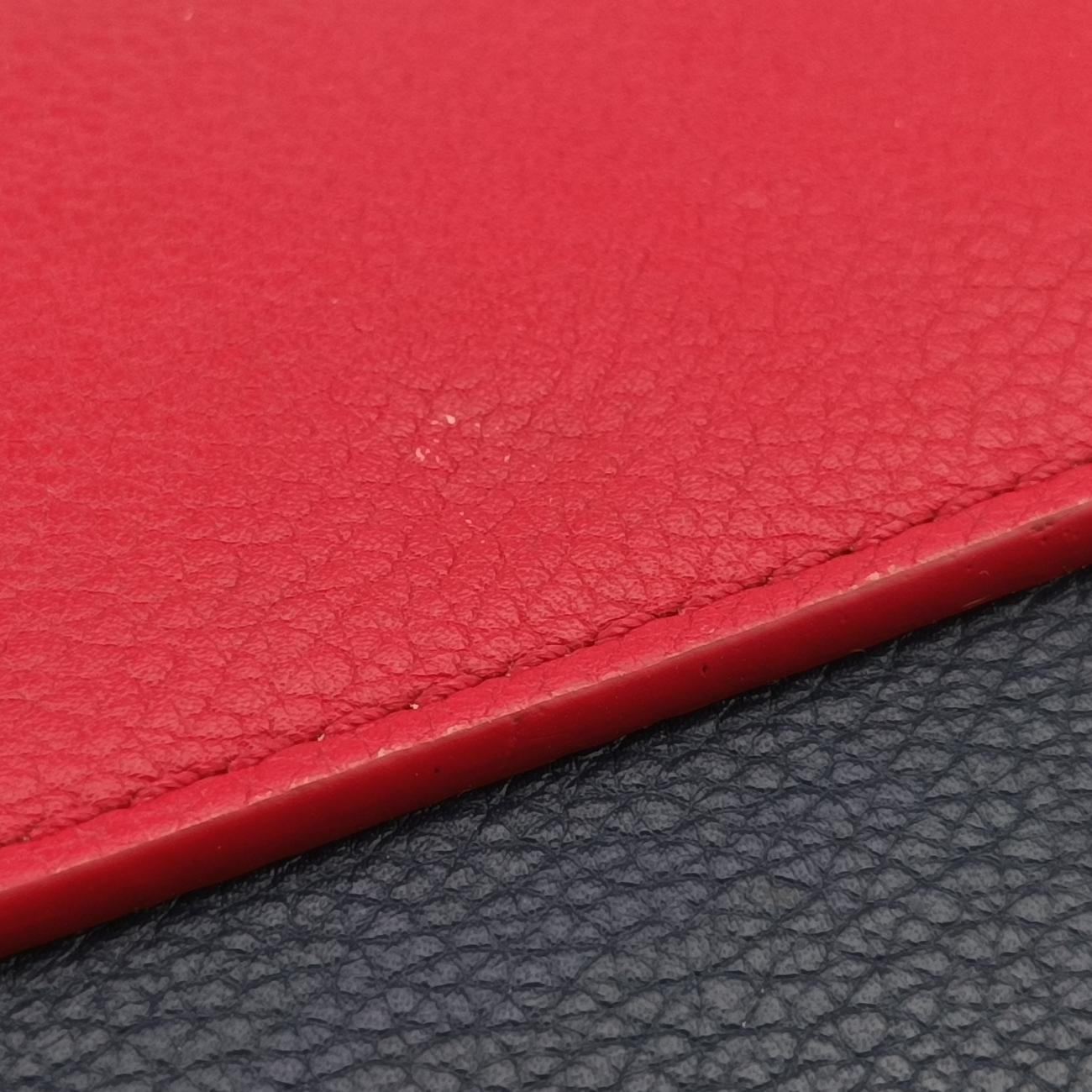 LOCKME II BB Red x Navy x Brown Leather DU3156
