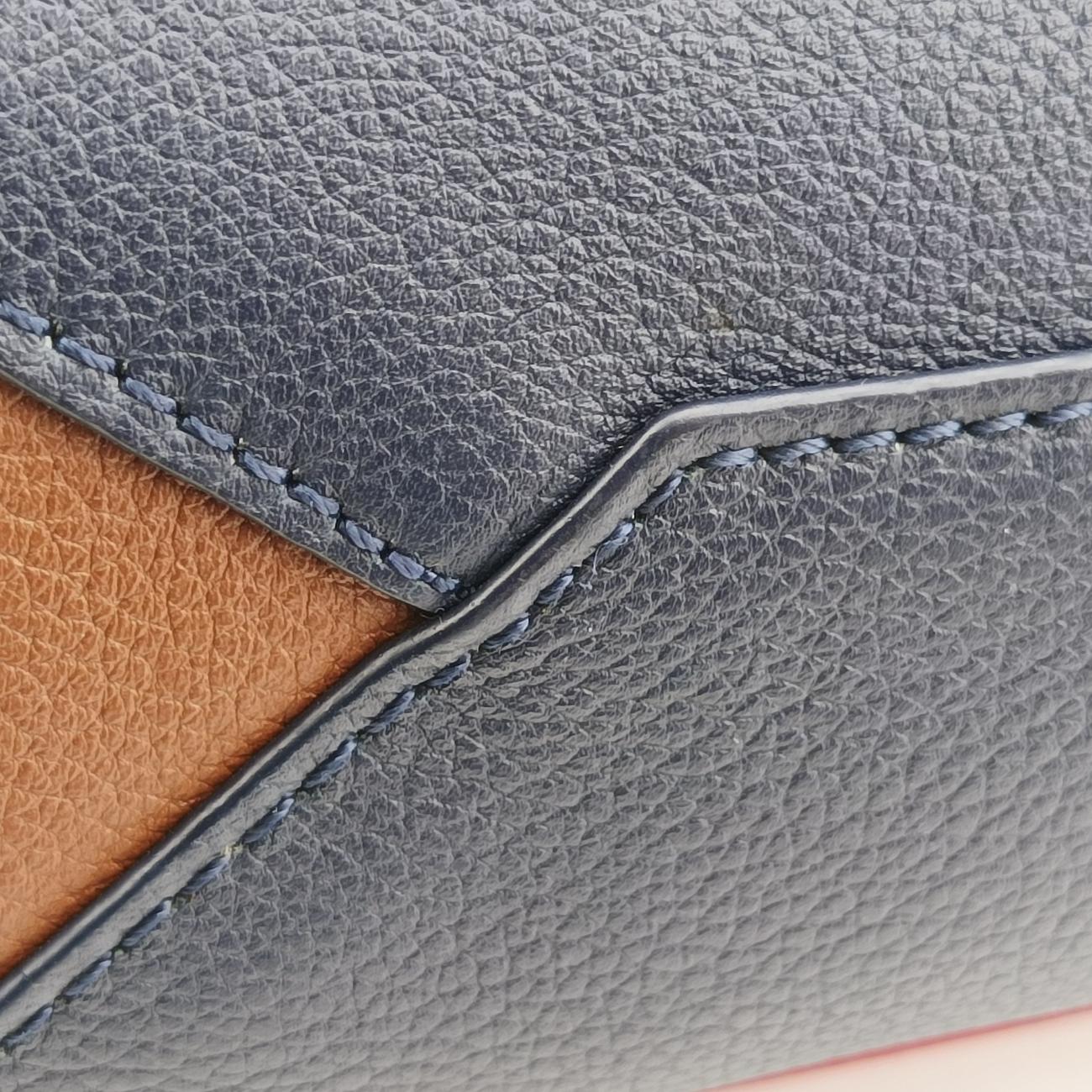 LOCKME II BB Red x Navy x Brown Leather DU3156