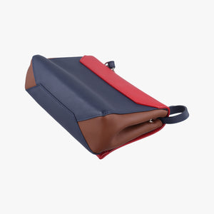LOCKME II BB Red x Navy x Brown Leather DU3156