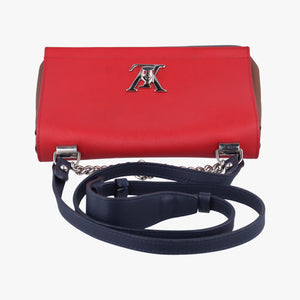 LOCKME II BB Red x Navy x Brown Leather DU3156
