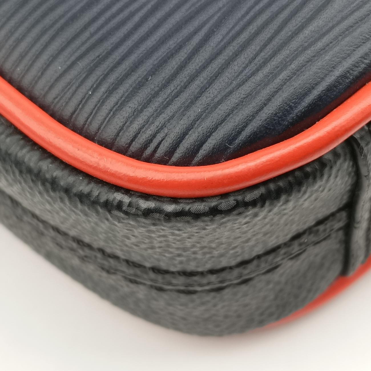DANUBE SLIM PM NM Navy x Blue x Noir Epi×DAMIER GRAPHITE FO3118 ICチップ