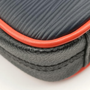 DANUBE SLIM PM NM Navy x Blue x Noir Epi×DAMIER GRAPHITE FO3118 ICチップ