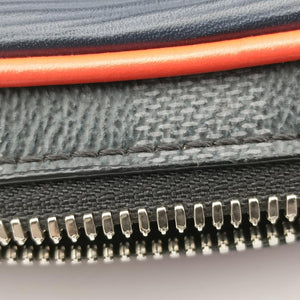 DANUBE SLIM PM NM Navy x Blue x Noir Epi×DAMIER GRAPHITE FO3118 ICチップ