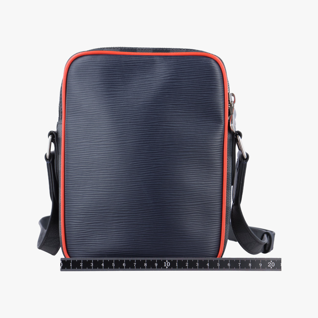 DANUBE SLIM PM NM Navy x Blue x Noir Epi×DAMIER GRAPHITE FO3118 ICチップ