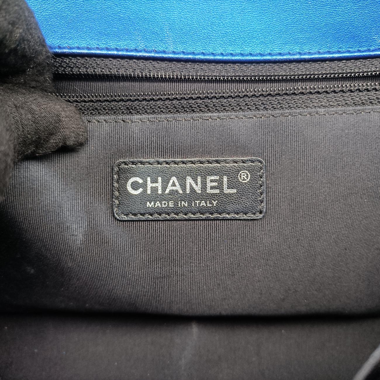 BOY CHANEL Blue Patent 19429673