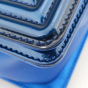BOY CHANEL Blue Patent 19429673