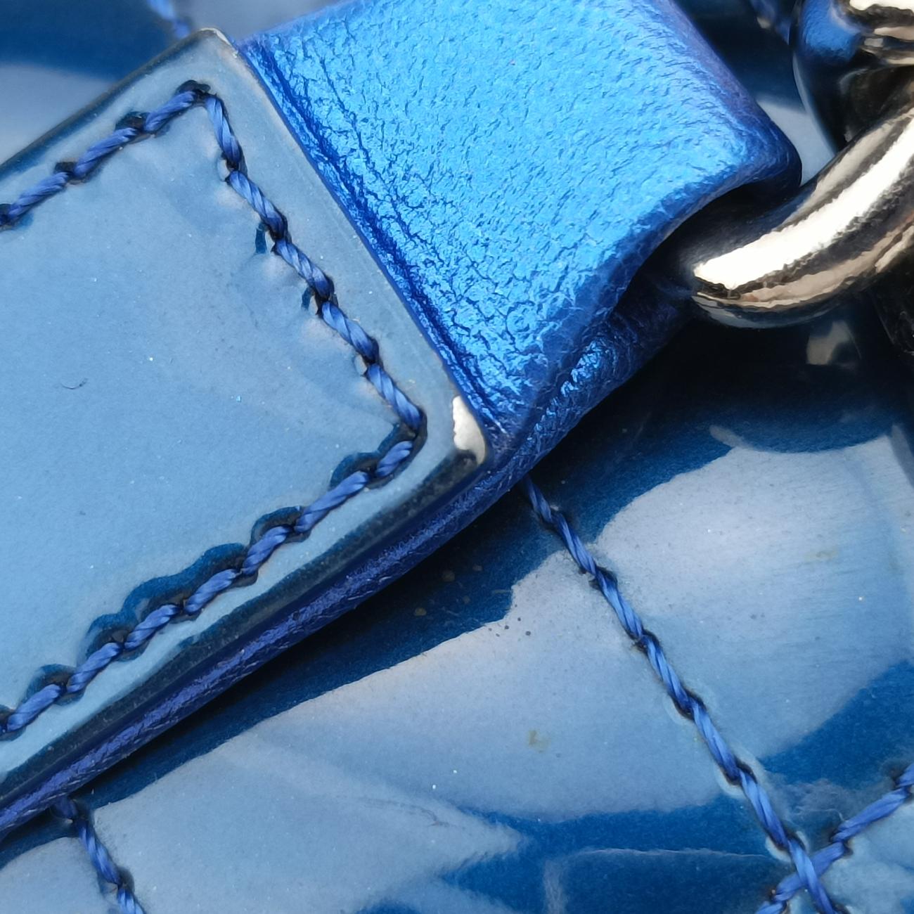BOY CHANEL Blue Patent 19429673