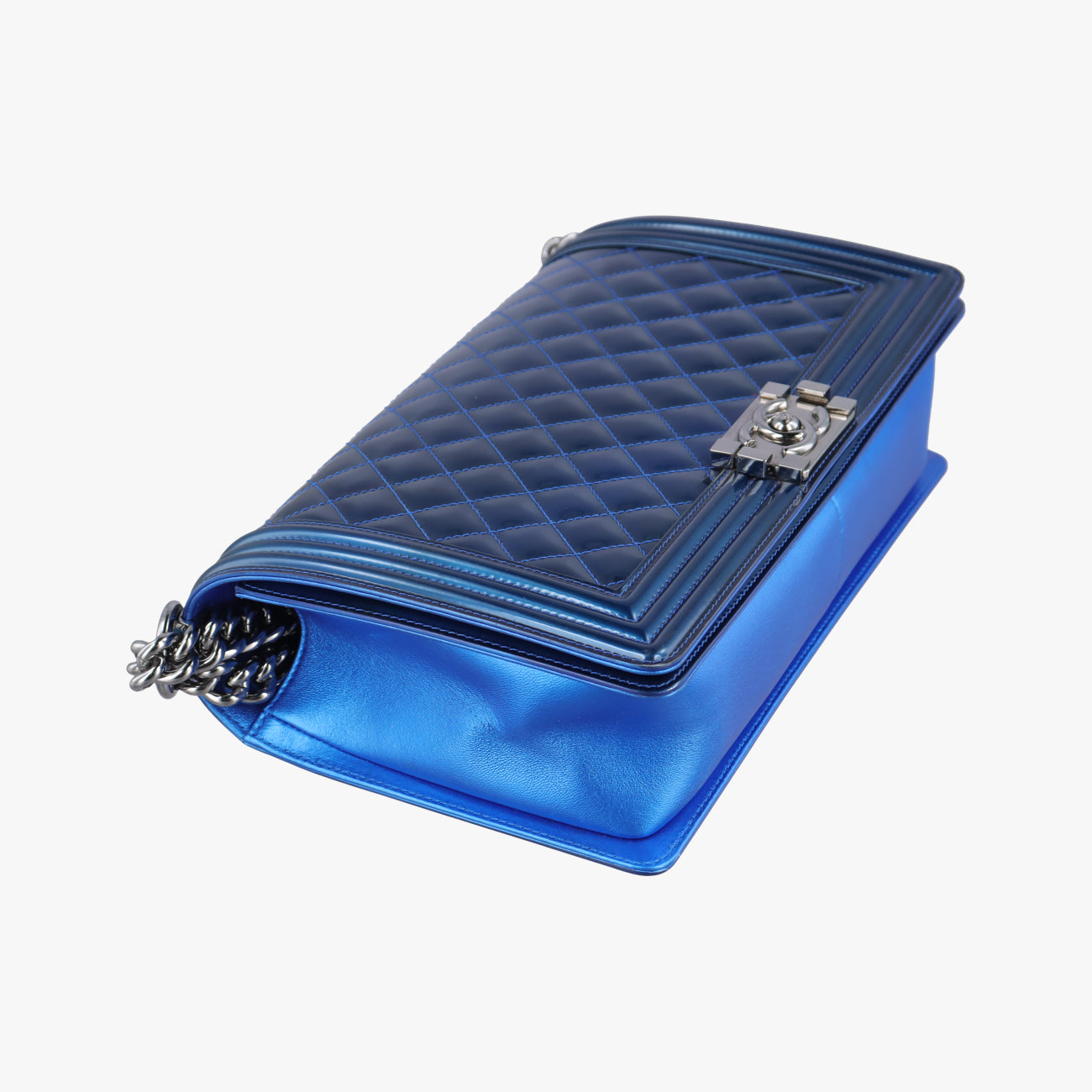 BOY CHANEL Blue Patent 19429673