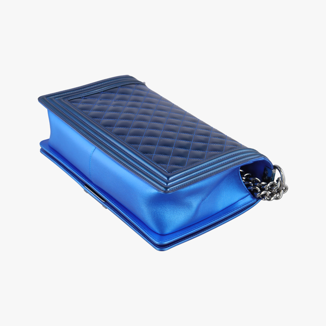 BOY CHANEL Blue Patent 19429673