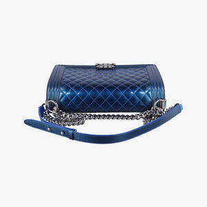 BOY CHANEL Blue Patent 19429673